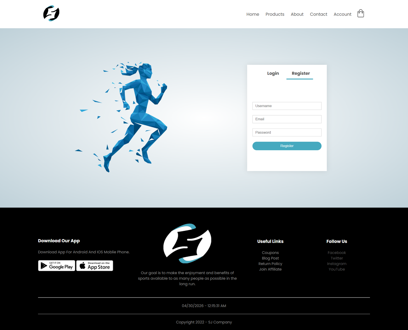 SJ Sport Company Website